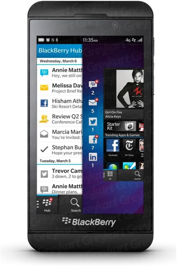 BlackBerry Z10 Unlocked Cellphone, 16GB, Black